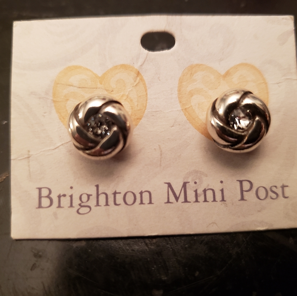 Brighton cz post earrings